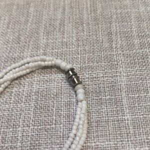 White Beaded Necklace